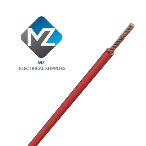 0.5mm² Tri-Rated Cable - Red - BS6231 - 100m Reel