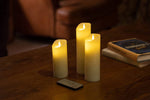 5cm Diameter Flame Effect Candles Pack of 3