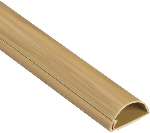 D-Line Trunking PVC - Self Adhesive - 16 x 8mm x 3m - Oak (Wood)