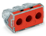 Wago 773-173 Transparent 3 Pole Push Wire Connector (Pack Size 50)