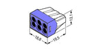Wago 773-106 Transparent 6 Pole Push Wire Connector (Pack Size 50)
