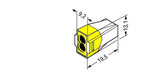 Wago 773-102 Transparent 2 Pole Push Wire Connector (Pack Size 100)