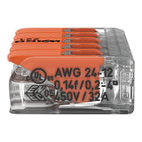 Wago 221-415 Transparent 5 Pole Compact Lever Connector (Pack Size 25)