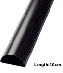 D-Line 16mm x 8mm Black Trunking And Joints Cable Management