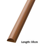 D-Line 16mm x 8mm Oak (Wood) Trunking And Joints Cable Management