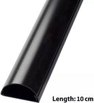 D-Line 30mm x 15mm Black Mini Trunking And Joints Cable Management