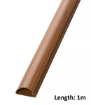 D-Line 16mm x 8mm Oak (Wood) Trunking And Joints Cable Management