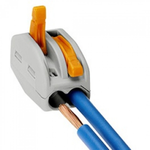 Wago 222-412 Grey 2 Pole Compact Lever Operated Connector (Pack Size 50)
