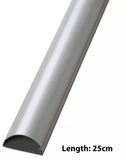 D-Line 16mm x 8mm Aluminium (Silver) Trunking And Joints Cable Management