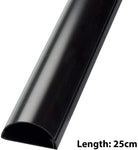 D-Line 30mm x 15mm Black Mini Trunking And Joints Cable Management