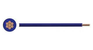 2.5mm² 6491X PVC Single Core Cable - Blue - BASEC Approved