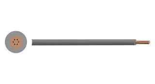 4mm² 6491X PVC Single Core Cable - Grey - BASEC Approved