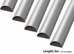 D-Line 16mm x 8mm Aluminium (Silver) Trunking And Joints Cable Management