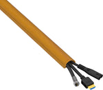 D-Line 30mm x 15mm Oak (Wood) Mini Trunking And Joints Cable Management