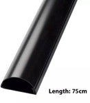 D-Line 16mm x 8mm Black Trunking And Joints Cable Management