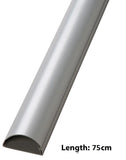 D-Line 30mm x 15mm Aluminium (Silver) Mini Trunking And Joints Cable Management