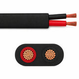 2 Core Flat Twin 0.5mm² 12V Thin Wall Auto Cable - 11 Amp