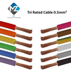 0.5mm² Tri-Rated Cable - All Colours - BS6231 - 1 metre