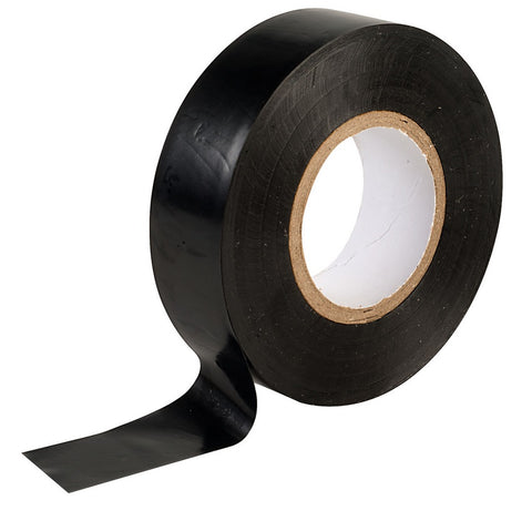 PVC Insulation Tape 19mm x 33m Black Pack of 10 rolls