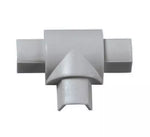 D-Line 16mm x 8mm Aluminium (Silver) Trunking And Joints Cable Management