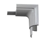 D-Line 16mm x 8mm Aluminium (Silver) Trunking And Joints Cable Management
