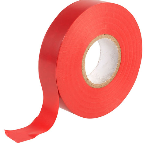 PVC Insulation Tape 19mm x 33m Red Pack of 10 rolls