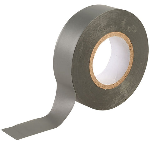 PVC Insulation Tape 19mm x 33m Silver Pack of 10 rolls
