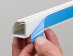 D-Line 22 x 22mm Quadrant Self Adhesive Trunking Cable Cover Hide Management