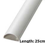 D-Line 50 x 25mm Maxi Self Adhesive Trunking Semi Circle Cable Hide TV POWER HDMI SKY SCART COVER