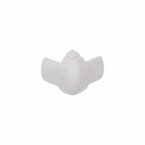 D-Line External Bend - 16 x 8mm - Smooth Fit - White Trunking Connector Cable Hide