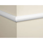 D-Line External Bend - 16 x 8mm - Smooth Fit - White Trunking Connector Cable Hide