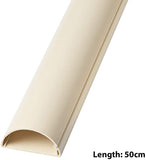 D-Line 16mm x 8mm Magnolia Trunking And Joints Cable Management