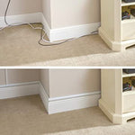 D-Line 30 x 15mm White 4 x 1 Meter Lengths & Accessories Cable Management Kit Hide