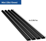D-Line 30 x 15mm Black 4 x 1 Meter Lengths & Accessories Cable Management Kit Hide