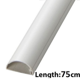 D-Line 50 x 25mm Maxi Self Adhesive Trunking Semi Circle Cable Hide TV POWER HDMI SKY SCART COVER