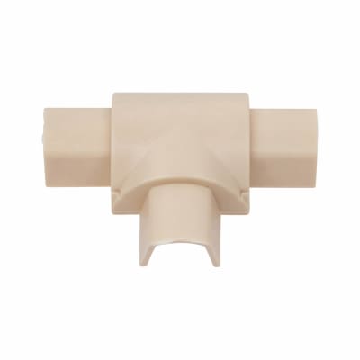 D-Line Equal Tee - 16 x 8mm - Smooth Fit - Magnolia Trunking Connector Cable Hide