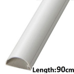 D-Line 50 x 25mm Maxi Self Adhesive Trunking Semi Circle Cable Hide TV POWER HDMI SKY SCART COVER