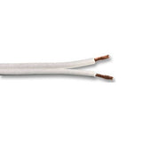 White And Black 2x24 Strand Speaker Cable 0.75mm² Figure 8 Various Lengths