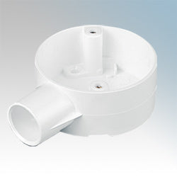 Marshall Tufflex Terminal Box (1 Way) For 20mm Conduit White