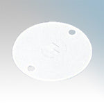 Marshall Tufflex Circular Conduit Box Lid White