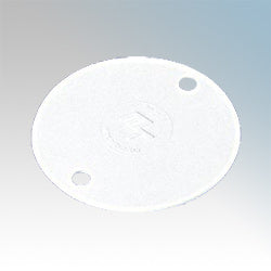 Marshall Tufflex Circular Conduit Box Lid White