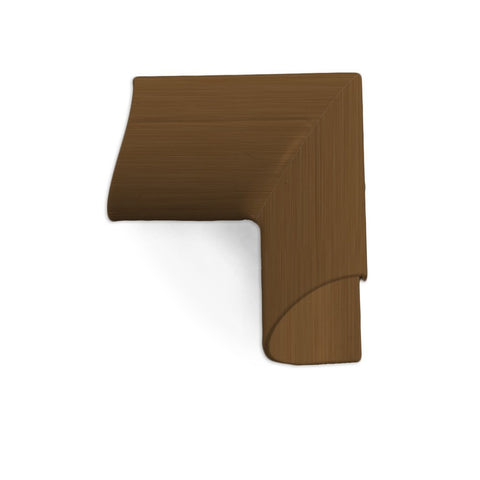 D-Line Internal Bend - 50 x 25mm Oak (Wood) Clip-Over Trunking Connector Cable Hide