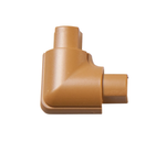 D-Line Flat Bend - 16 x 8mm - Smooth Fit - Oak (Wood) Trunking Connector Cable Hide