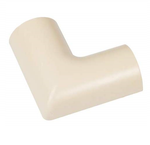 D-Line Flat Bend - 50 x 25mm Magnolia Clip-Over Trunking Connector Cable Hide