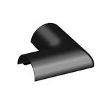 D-Line 30mm x 15mm Black Mini Trunking And Joints Cable Management