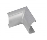 D-Line Internal Bend - 50 x 25mm Aluminium (Silver) Clip-Over Trunking Connector Cable Hide