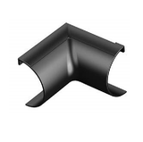 D-Line 30mm x 15mm Black Mini Trunking And Joints Cable Management