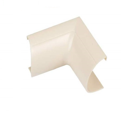 D-Line Internal Bend - 50 x 25mm Magnolia Clip-Over Trunking Connector Cable Hide
